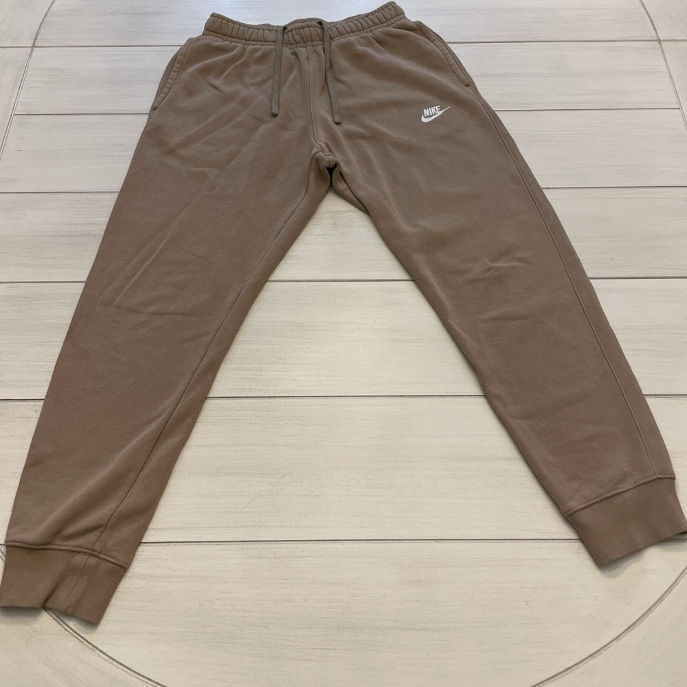 Light brown/tan Nike joggers
